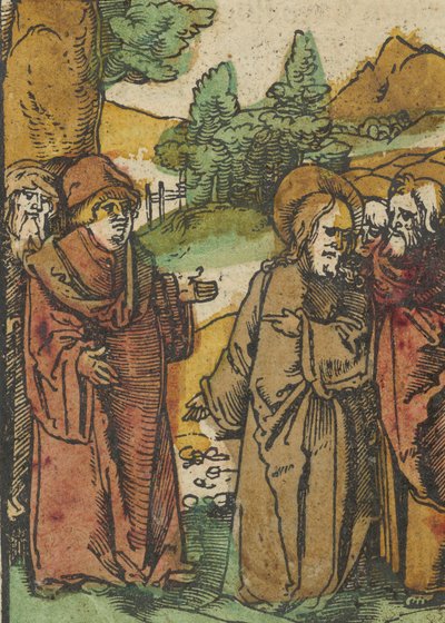 基督警告假先知的门徒，摘自Das Plenarium，1517年。 作者 Hans Schäufelein the Elder