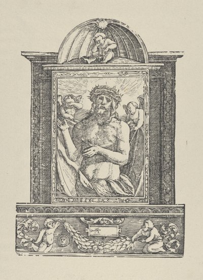 Ecce Homo Man of Sorrows, 1922年。 作者 Hans Schäufelein the Elder