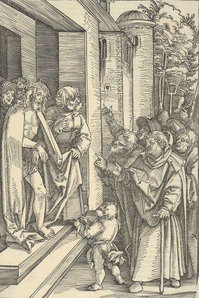 Ecce Homo, from Speculum passionis domini nostri Ihesu Christi, 1507. 作者 Hans Schäufelein the Elder