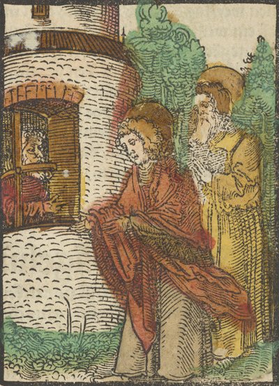 监狱中的圣约翰，出自《Plenarium》，1517年。 作者 Hans Schäufelein the Elder