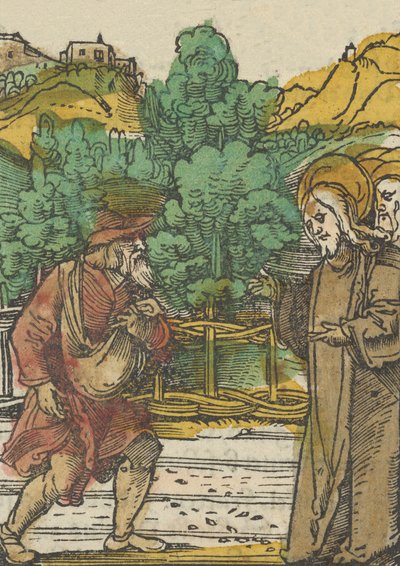 播种者的寓言，摘自Das Plenarium，1517年。 作者 Hans Schäufelein the Elder