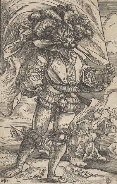 标准持有者，约1515年。 作者 Hans Schäufelein the Elder