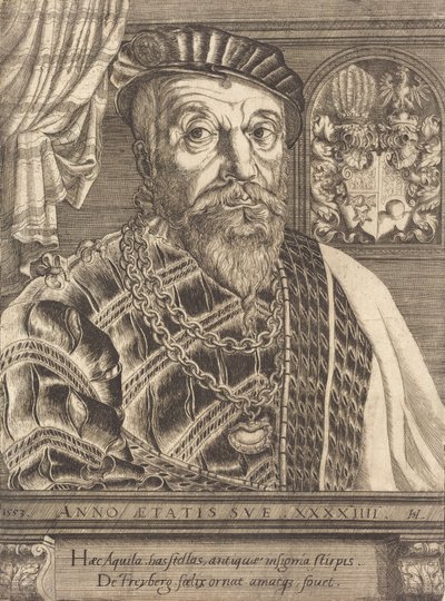 潘克拉兹-冯-弗雷堡-霍恩绍，1553年。 作者 汉斯·塞巴尔德·劳滕萨克