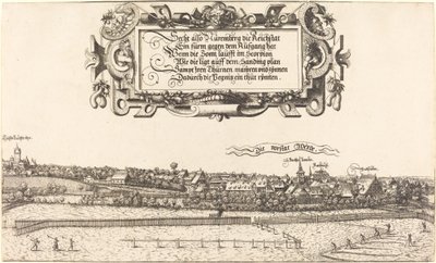 从东方看纽伦堡[右部]，1552年。 作者 汉斯·塞巴尔德·劳滕萨克