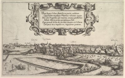 1552年，纽伦堡从西边眺望。 作者 汉斯·塞巴尔德·劳滕萨克