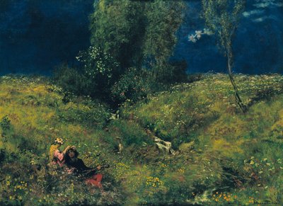 1872年夏天 作者 Hans Thoma