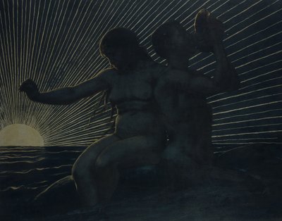特里顿对，1892年 作者 汉斯·托马