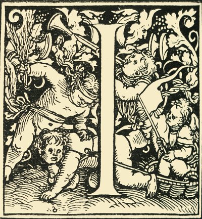 I-汉斯·魏德兹（Hans Weiditz）的字母，c1520-1521，1908年。 作者 汉斯·魏迪兹