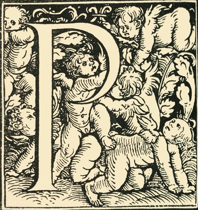 P-汉斯·魏德兹（Hans Weiditz）的字母，c1520-1521，1908年。 作者 汉斯·魏迪兹