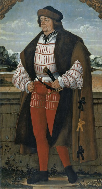 被称为克里斯托夫骑士的宫廷小丑，1515年 作者 汉斯·沃廷格来自