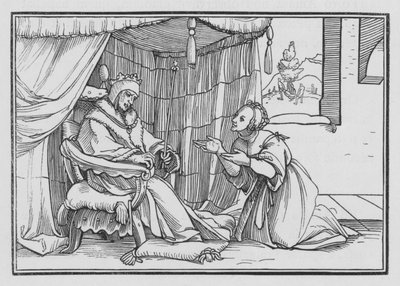 Abishag Cherisheth David，1 Kings I，3 作者 汉斯追捕年轻的霍尔拜因