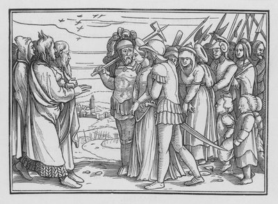 米甸人被宠坏了，Balaam Slain，号码XXXI，9 作者 汉斯追捕年轻的霍尔拜因
