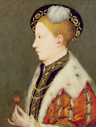 爱德华六世国王（1537-53） 作者 Hans school of Holbein
