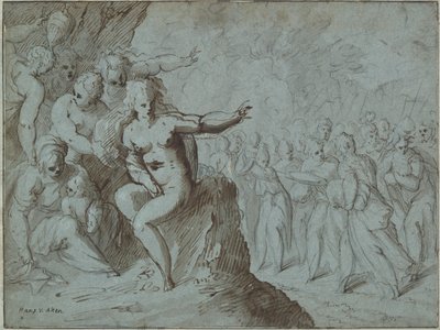 神话场景 作者 Hans von Aachen
