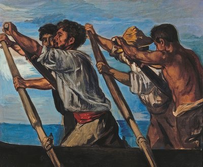桨手。 1873年 作者 汉斯·冯·马雷斯