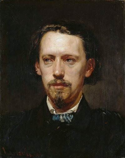 海因里希·安东·黑格（Heinrich Anton Heger）肖像（1832-1888年，1861年）。 作者 汉斯·冯·马雷斯