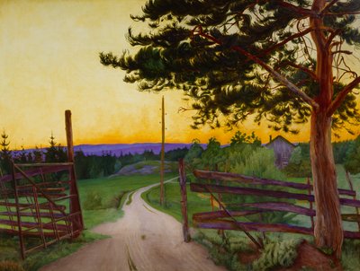 乡村公路 作者 Harald Oscar Sohlberg