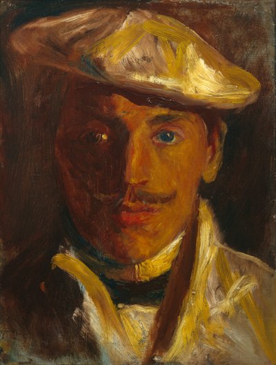 自画像 作者 Harald Oscar Sohlberg