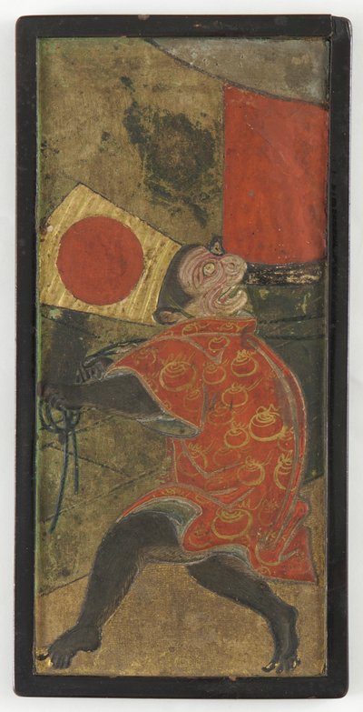 面板，江户时期，17世纪末-18世纪中叶。 作者 小川张立
