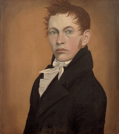 一个男人的肖像，c.1815 作者 Harlan Page