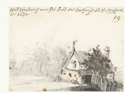 Enkhuizen 的房子 作者 Harmen ter Borch