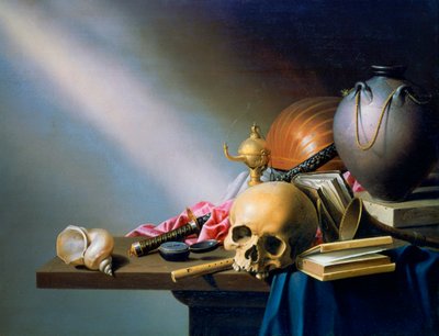 关于人类生活虚荣的寓言，c1640 作者 哈曼·范·斯汀威克