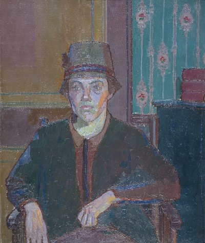 一位女士（布面油画） 作者 哈罗德·吉尔曼
