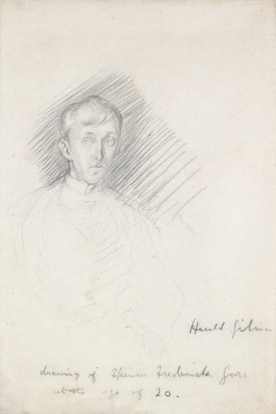 弗雷德里克-斯宾塞-戈尔的肖像 1878-1914, 约1911-1912 作者 哈罗德·吉尔曼