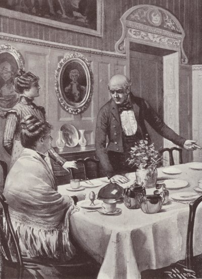 Illustration for Vanity Fair by William Makepeace Thackeray (litho) 作者 哈罗德·休姆·皮法德