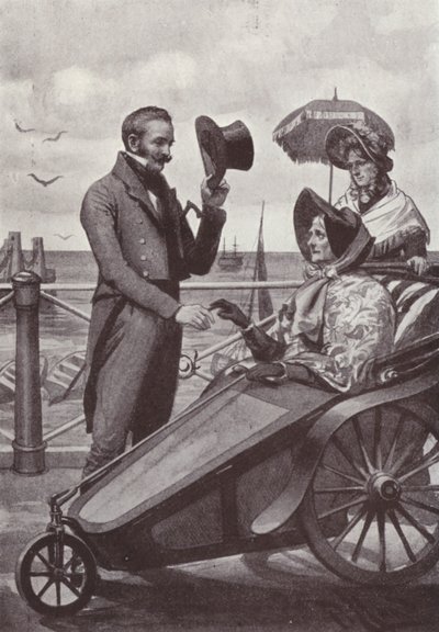 William Makepeace Thackeray 为《名利场》绘制的插图（石版画） 作者 哈罗德·休姆·皮法德