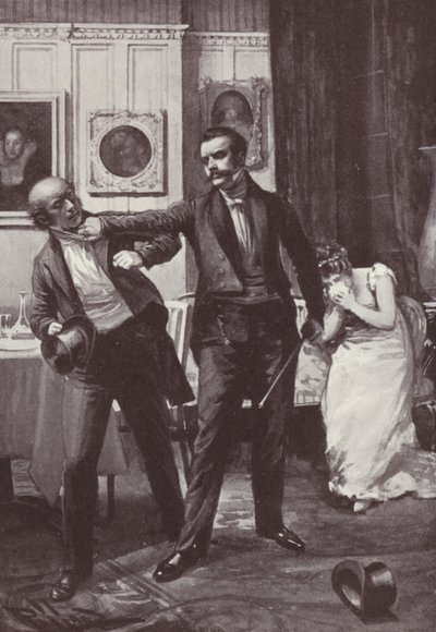 Illustration for Vanity Fair by William Makepeace Thackeray (litho) 作者 哈罗德·休姆·皮法德