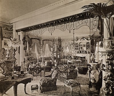 绘图室，威克姆霍尔，肯特，1897年 作者 哈罗德·帕尔默