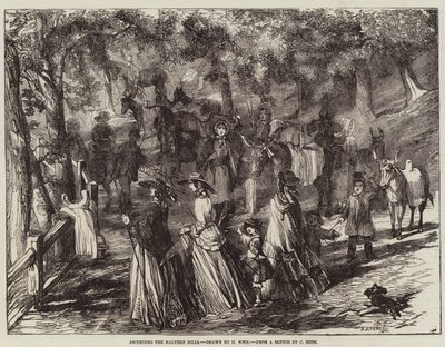 登上莫尔文丘陵 作者 Harrison William Weir