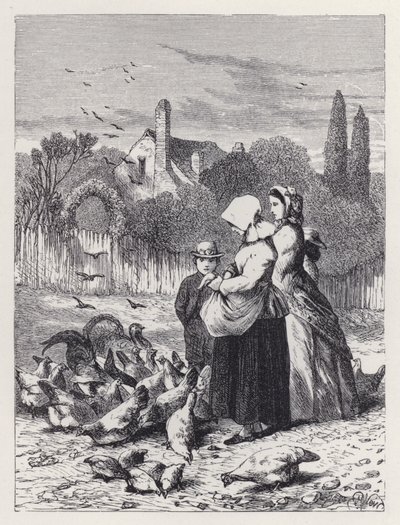 The Poultry Yard (engraving) 作者 哈里森·威廉·威尔