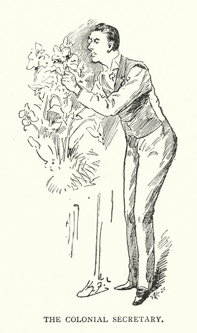 殖民大臣》（石印版） 作者 哈里（后）弗尼斯（Furniss）