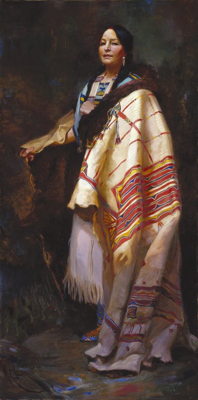 英俊的早晨 - 达科他州，1921年 作者 哈里·C·爱德华兹