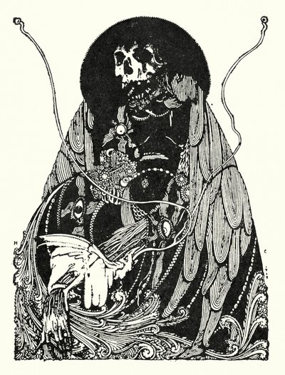 埃德加-爱伦-坡：片尾曲（石版画） 作者 哈里·克拉克