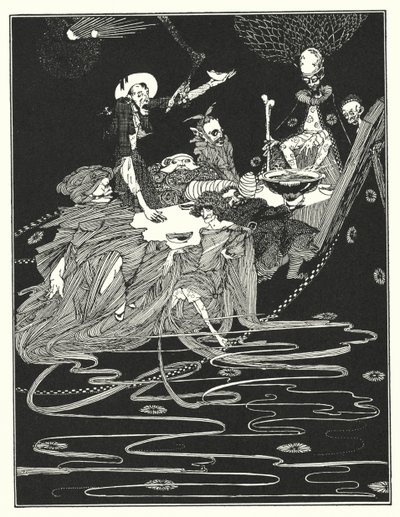 埃德加-爱伦-坡：《害虫国王》（石版画） 作者 哈里·克拉克