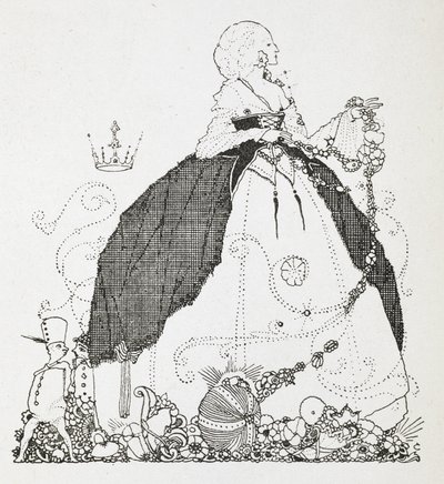 故事“仙女”的插图。 作者 哈里·克拉克