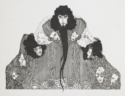 蓝胡子》插图 作者 哈里·克拉克