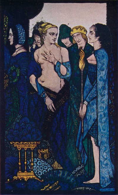 我们命名为Lucrezia Crivelli和Titians Lady，c1910 作者 哈里·克拉克