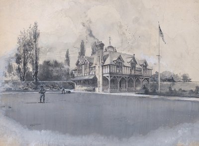 鲍林格林的体育俱乐部，约1900年。 作者 哈里·芬恩