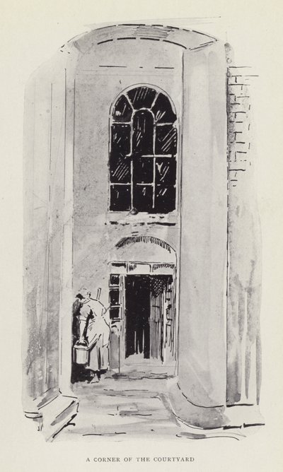 庭院的一角 作者 哈里·弗尼斯（Harry Furniss）
