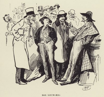 酒吧躺椅 作者 哈里·弗尼斯（Harry Furniss）