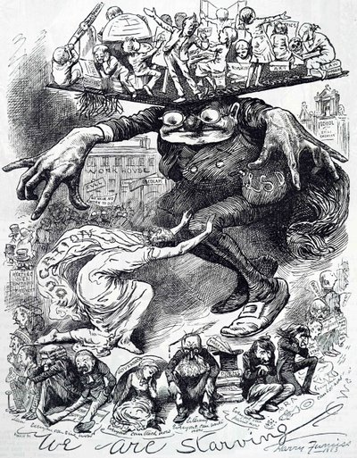 寄宿学校。 作者 哈里·弗尼斯（Harry Furniss）