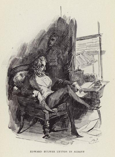 奥尔巴尼的Edward Bulwer Lytton 作者 哈里·弗尼斯（Harry Furniss）