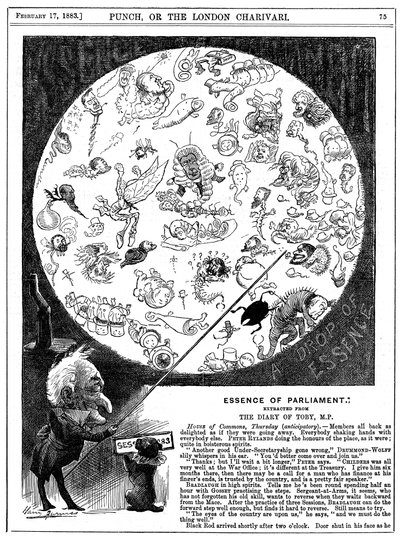 国会精华，1883年 作者 哈里·弗尼斯（Harry Furniss）
