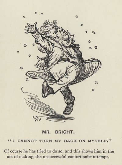 乔治·布莱特（石版画） 作者 哈里·弗尼斯（Harry Furniss）
