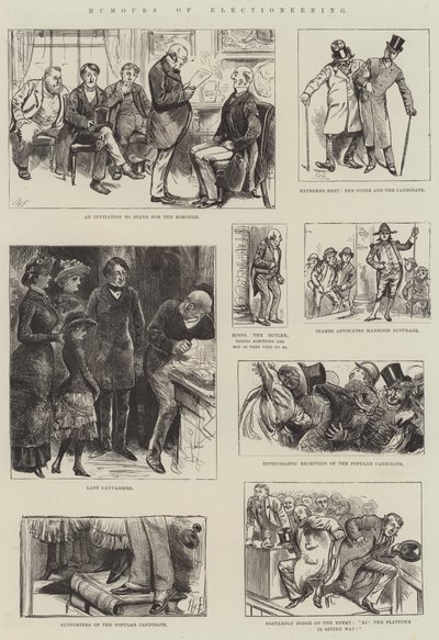 选举的幽默 作者 哈里·弗尼斯（Harry Furniss）
