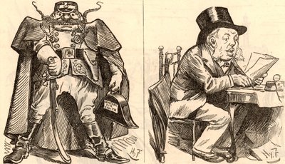 理想与现实》：威廉·亨利·史密斯（1825-1891） 作者 哈里·弗尼斯（Harry Furniss）